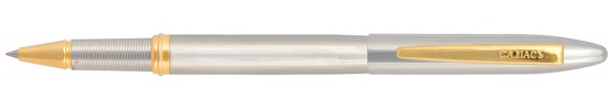 салиас ручки, ручка роллер Салиас Новгород покрыта хромом с позолоченной отделкой