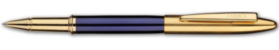 салиас ручки, ручка роллер Салиас Новгород Репортер покрыта синим лаком с позолоченной отделкой